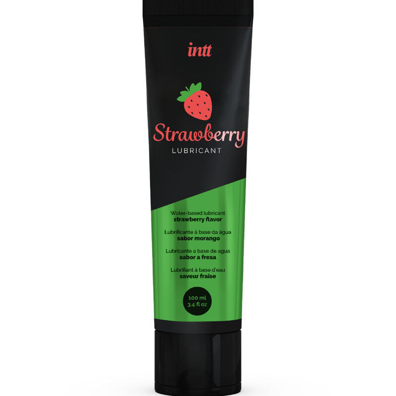 Lubricante Íntimo Base De Agua Sabor A Fresa