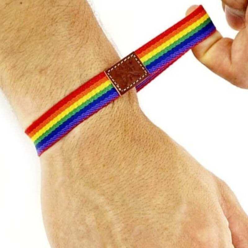 Pulsera Chico Goma Lujo Orgullo