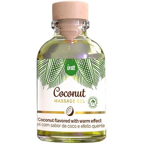 Gel De Masaje Vegano Con Sabor A Coco Y Efecto Calor