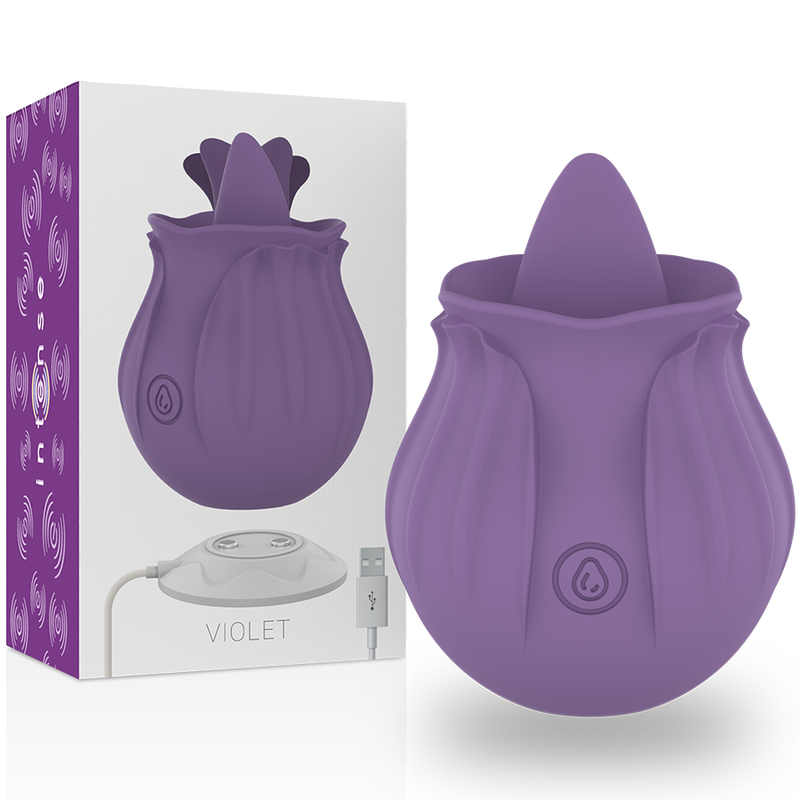 Violet Estimulador Lengua Base Magnética