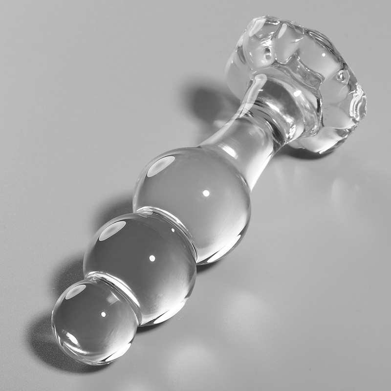 Modelo 1 Plug Cristal Transparente 10.5 Cm -O- 3 Cm