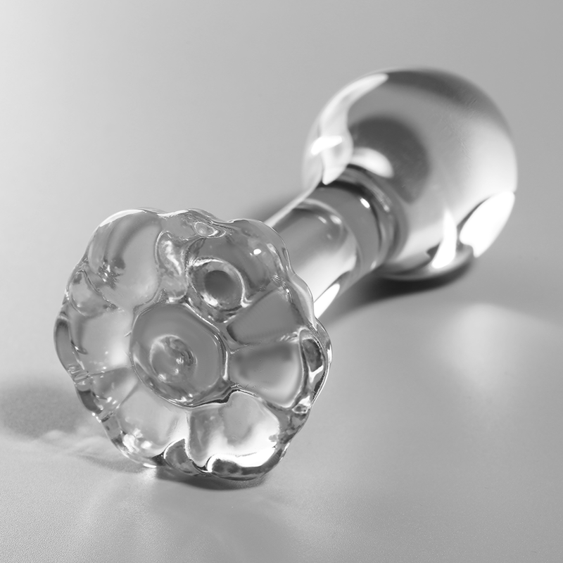 Modelo 2 Plug Cristal Transparente 11 Cm -O- 3.5 Cm