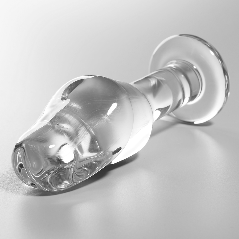 Modelo 6 Plug Cristal Transparente 12.5 Cm -O- 4 Cm
