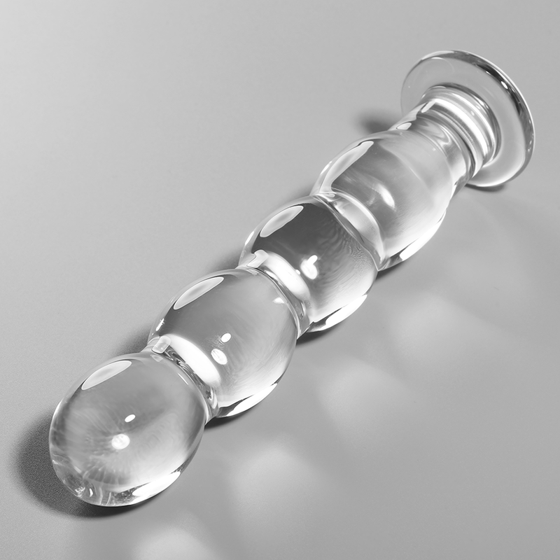 Modelo 10 Dildo Cristal Transparente 16.5 Cm -O- 3.5 Cm