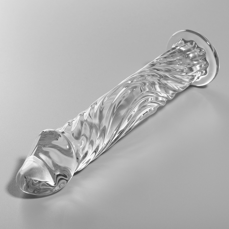 Modelo 12 Dildo Cristal Transparente 17 Cm -O- 3.5 Cm