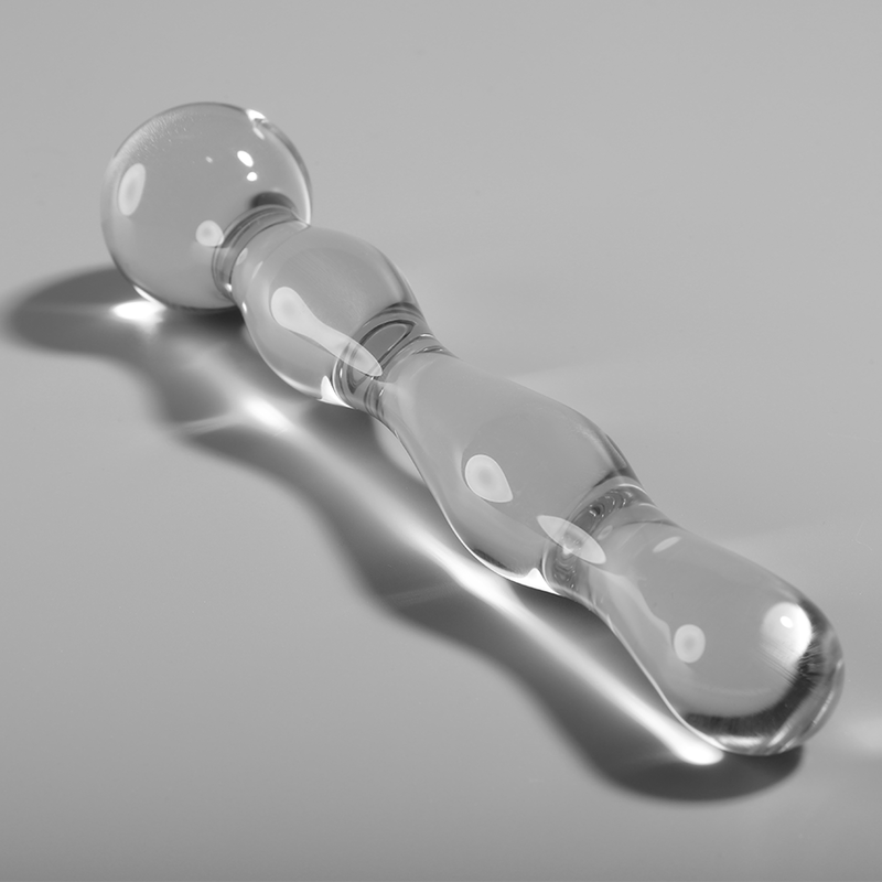 Modelo 13 Dildo Cristal Transparente 18 Cm -O- 3.5 Cm