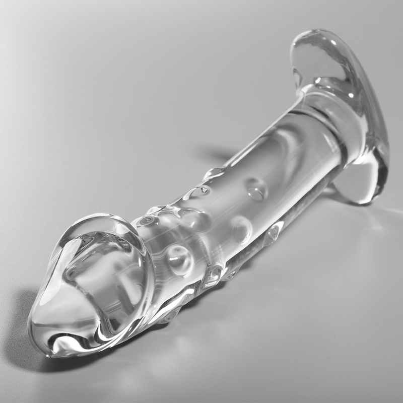 Modelo 19 Dildo Cristal Transparente 18.5 Cm -O- 4 Cm