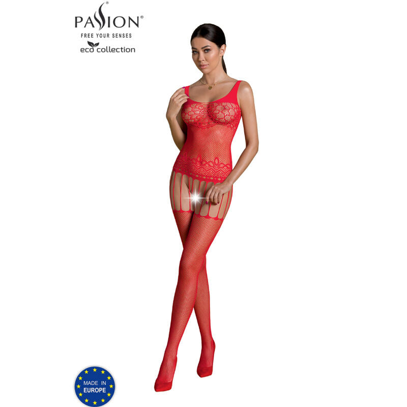 Eco Collection Bodystocking Eco Bs001 Rojo