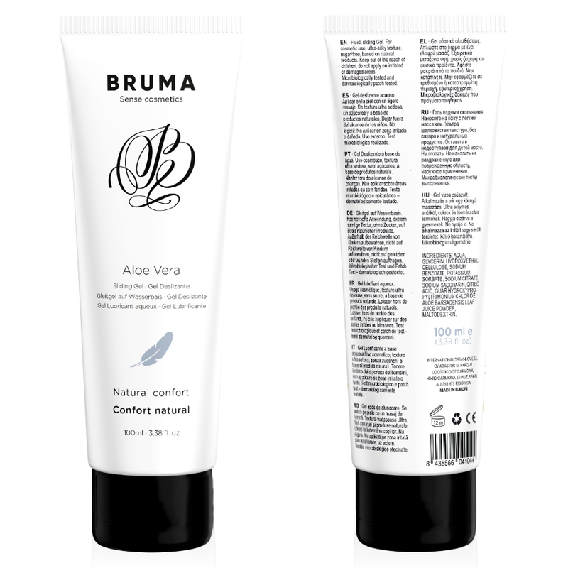Gel Deslizante Con Aloe Vera Confort Natural 100 Ml