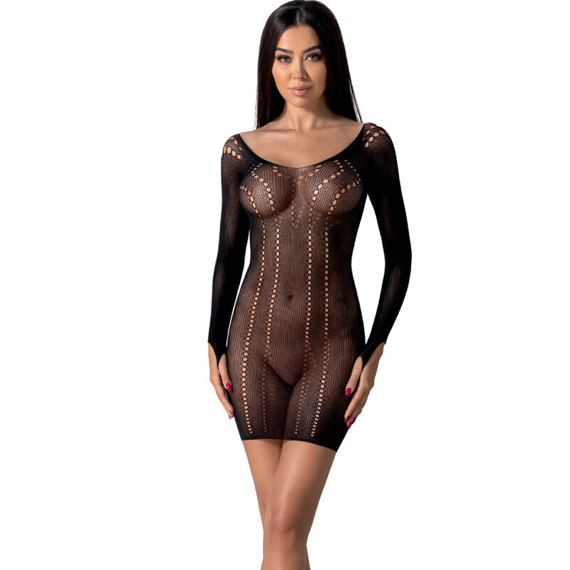 Bs101 Bodystocking Negro Talla Única