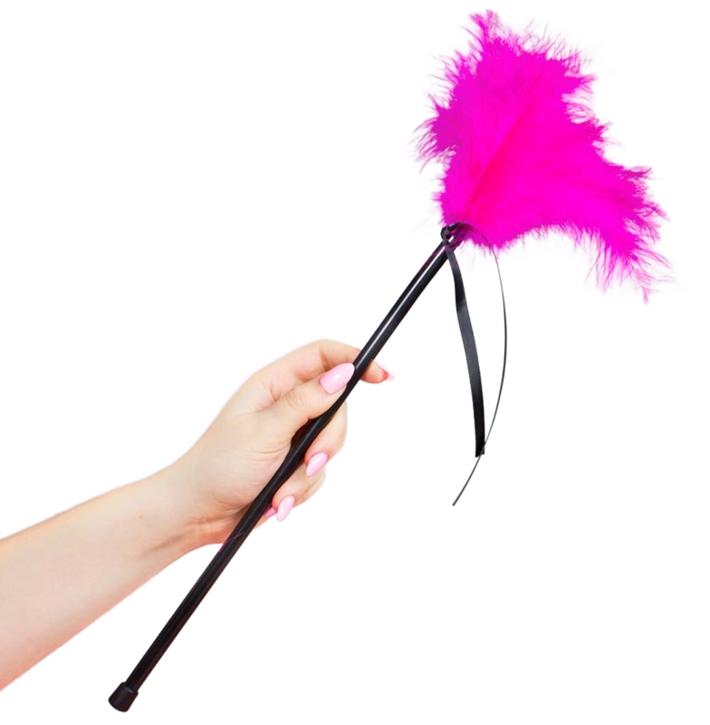 Plumero Plumas Rosa 40 Cm