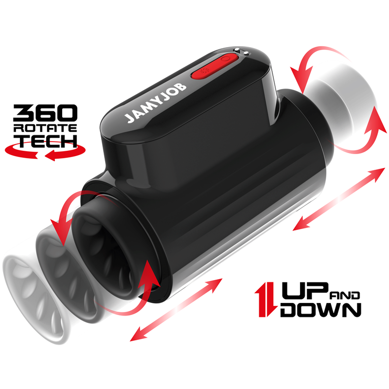 Vortex Masturbador Turbo Con Empuje Y Rotación 360 Up And Down