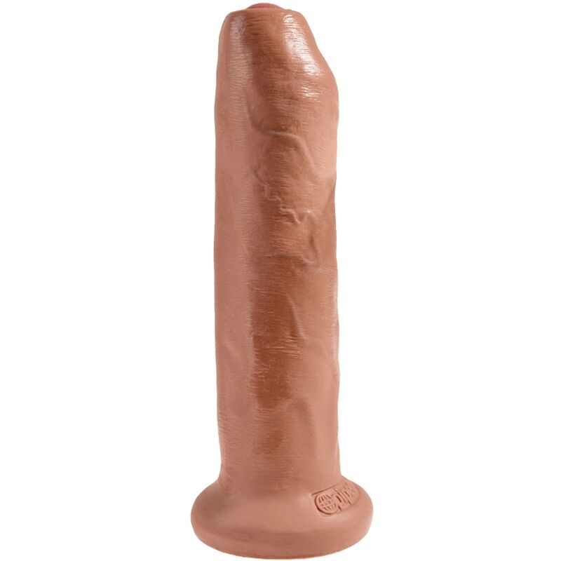 Pene Realístico Con Prepucio 17.8 Cm Caramelo