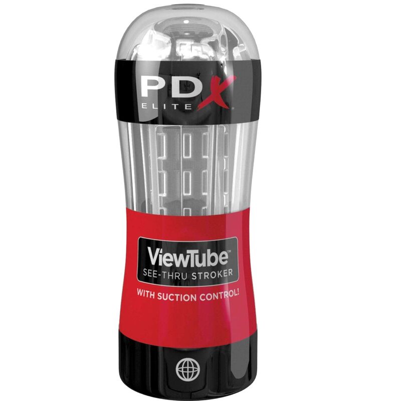 Masturbador Stroker Viewtube Control Succionador Transparente