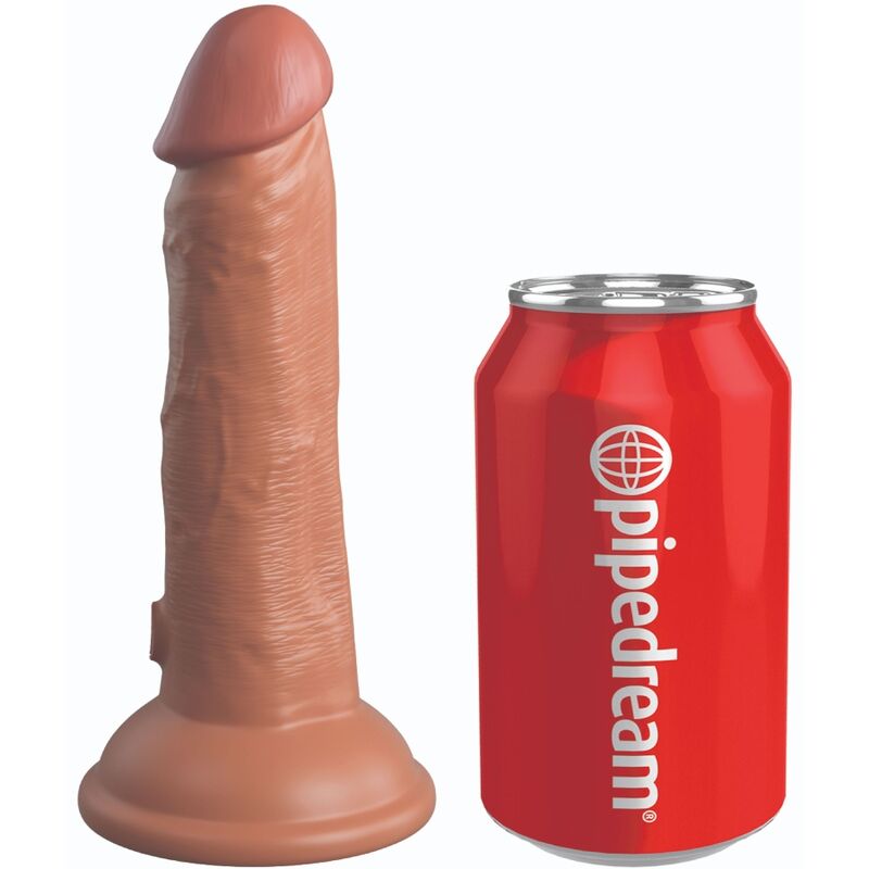Élite Dildo Realístico Silicona 15.2 Cm Caramelo