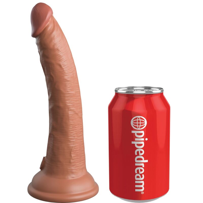 Élite Dildo Realístico Silicona 17.8 Cm Caramelo