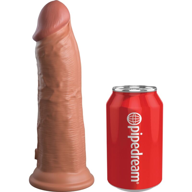 Élite Dildo Realístico Vibrador & Silicona 20.3 Cm Caramelo