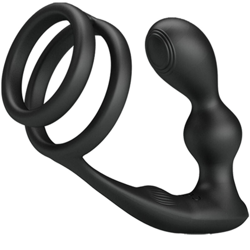 Marshall Anillo Para Pene + Plug Anal Vibratorio & Control Remoto