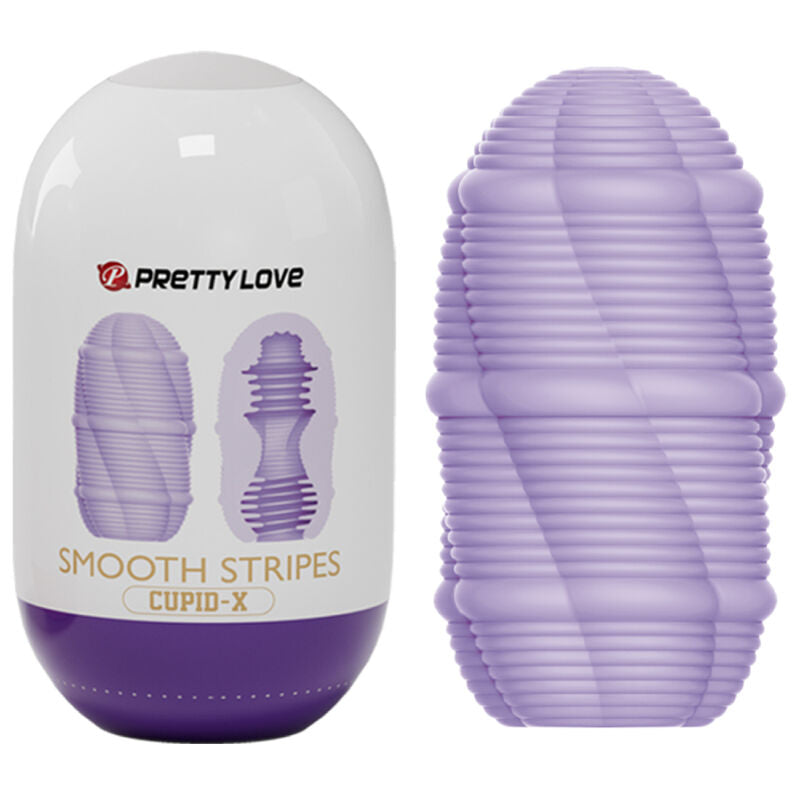 Huevo Masturbador Smooth Stripes Cupid