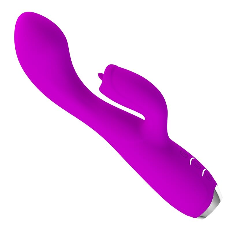 Gloria Vibrador Conejo Recargable-Impermeable Morado