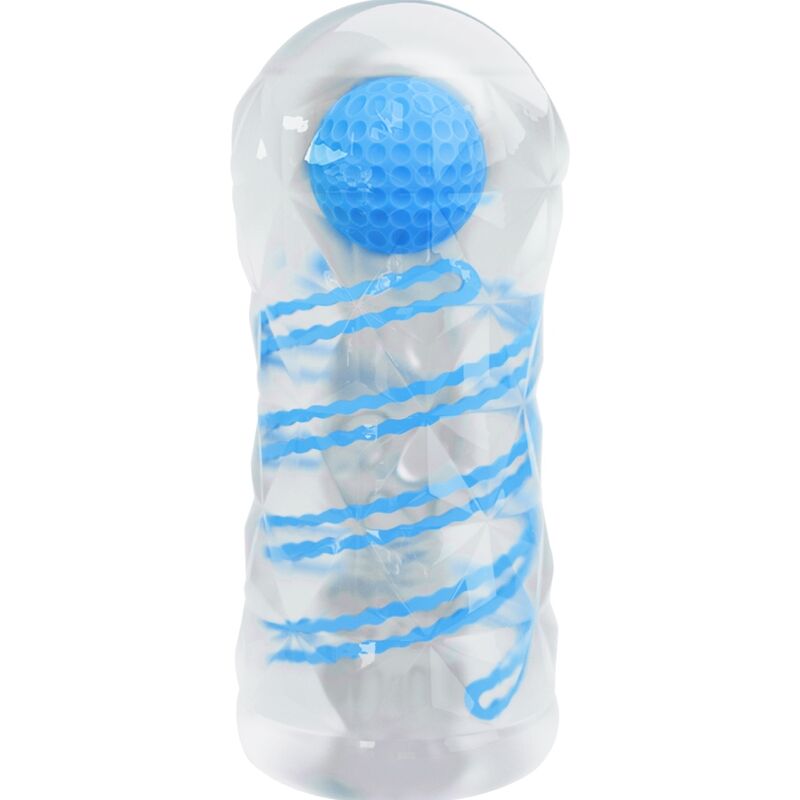 Masturbador Pequeño Con Espirales Azul