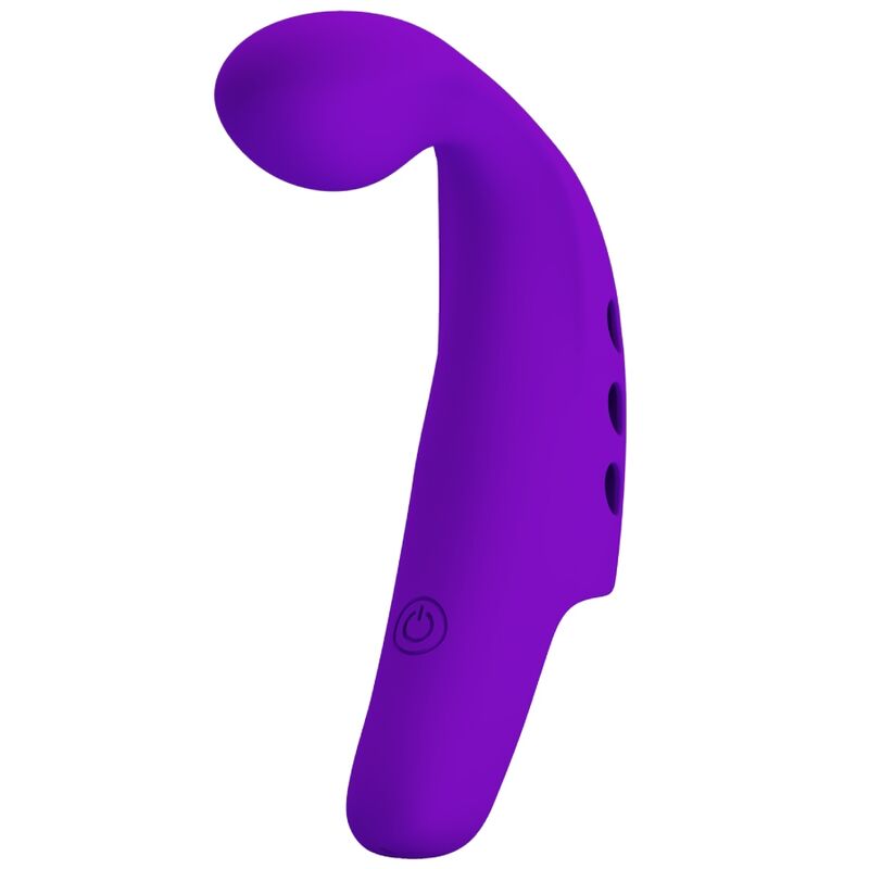 Gorgon Vibrador De Dedo Recargable Morado