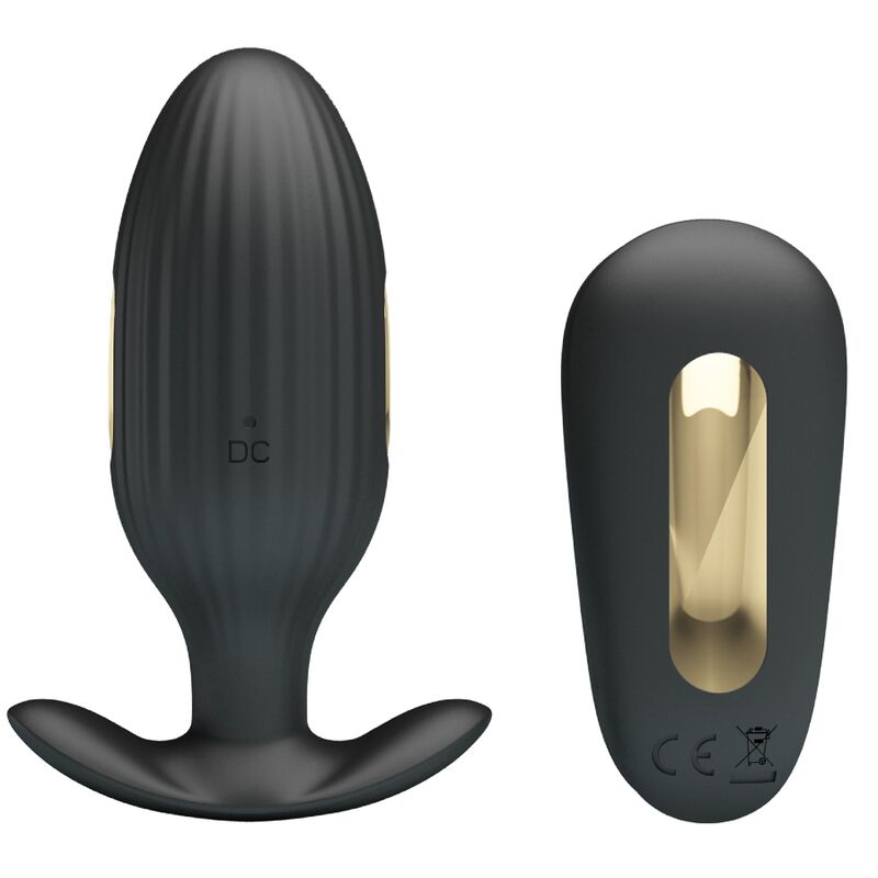Kelly Plug Anal Vibrador Recargable Negro