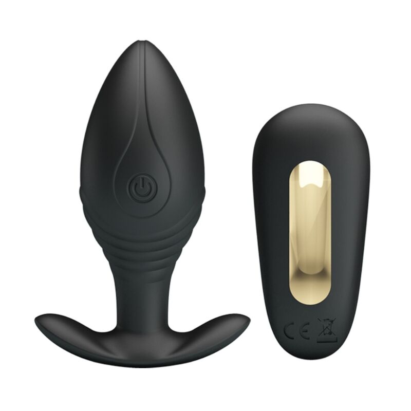 Regina Plug Anal Vibrador Recargable Negro