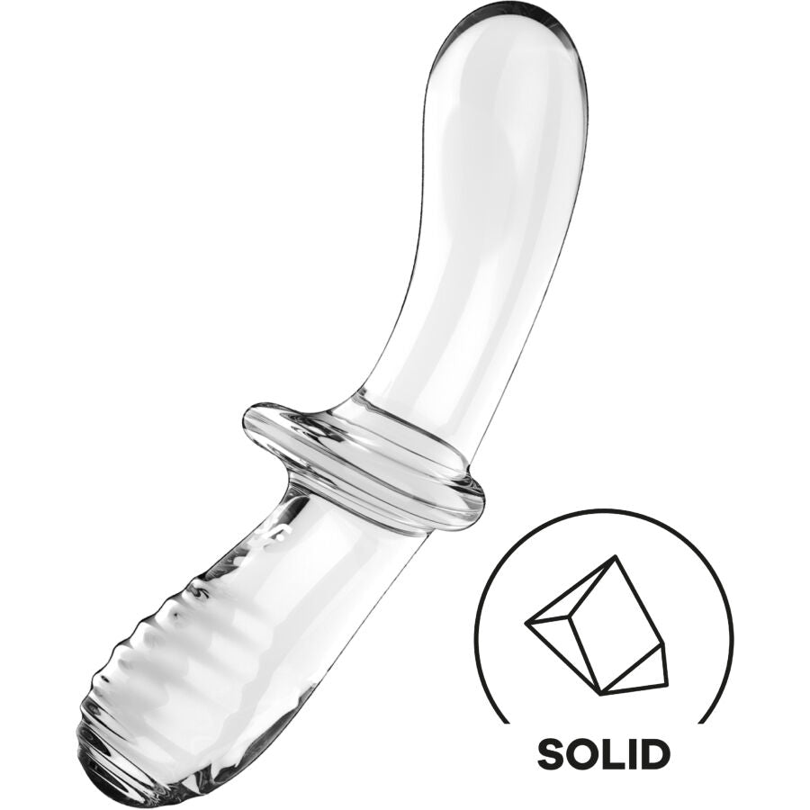 Double Crystal Dildo Transparente