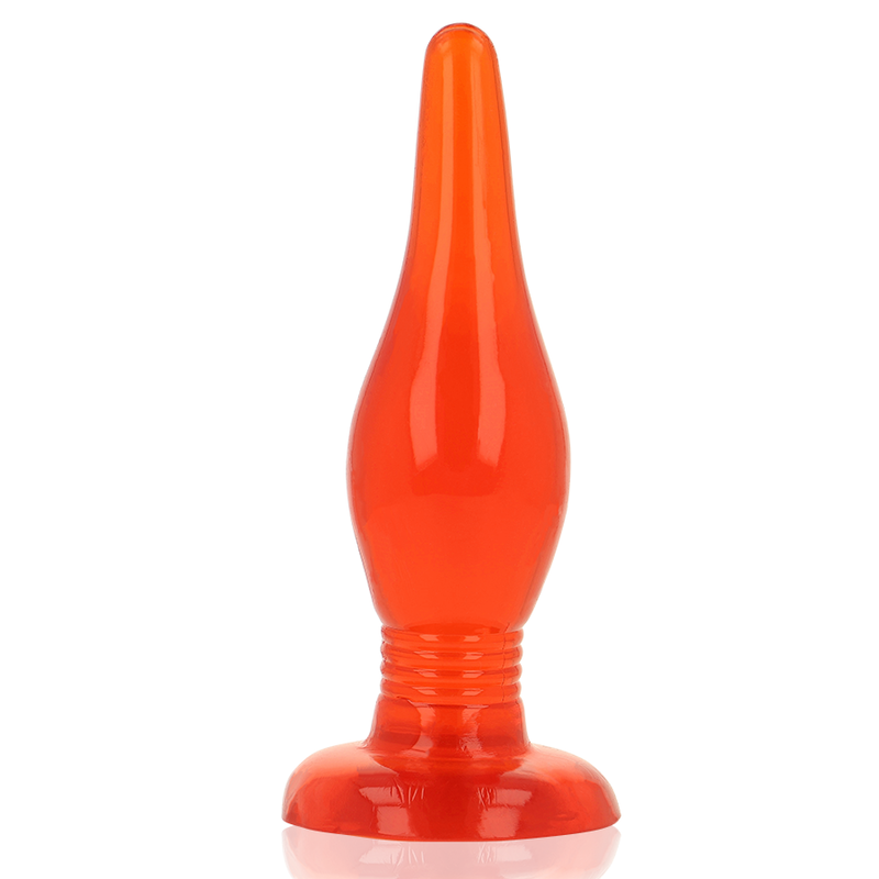 Plug Anal Tacto Suave Rojo 14.2 Cm
