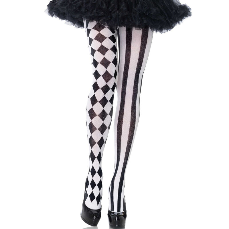 Medias Arlequin Negro/Blanco