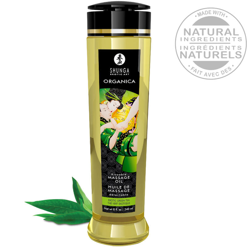 Aceite De Masaje Orgánico Te Verde 240 Ml