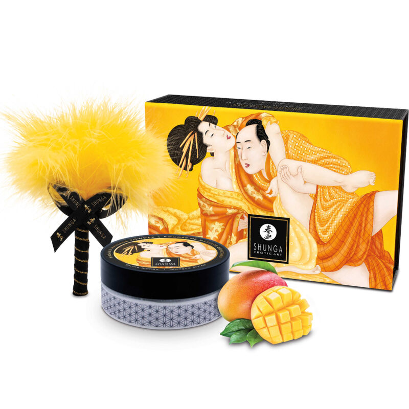 Kit Polvos De Masaje Comestible Mango