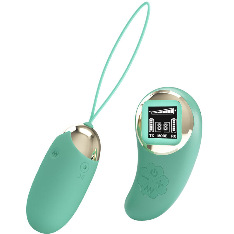 Mina Huevo Vibrador Control Remoto Verde