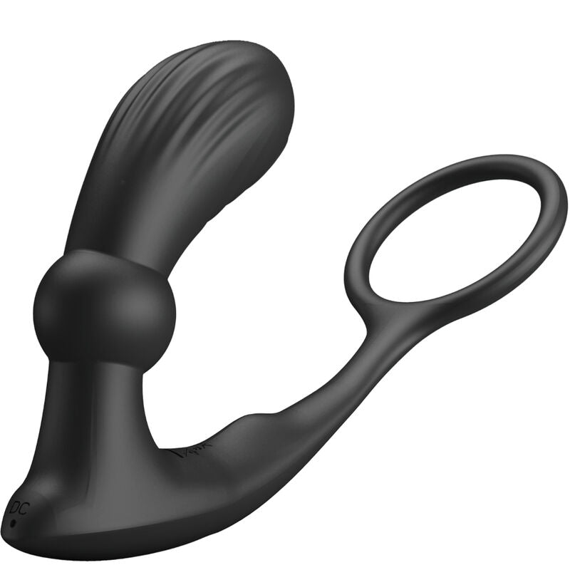 Warren Anillo & Vibrador Anal Negro