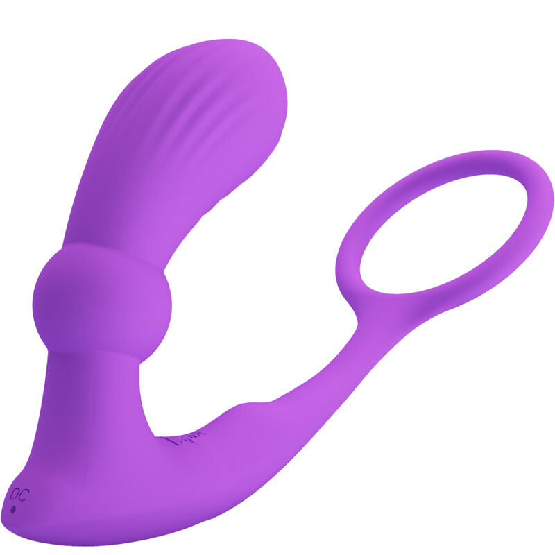 Warren Anillo & Vibrador Anal Violeta