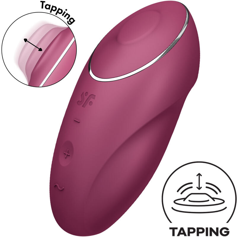 Tap & Climax 1 Vibrador Lay-On Rojo
