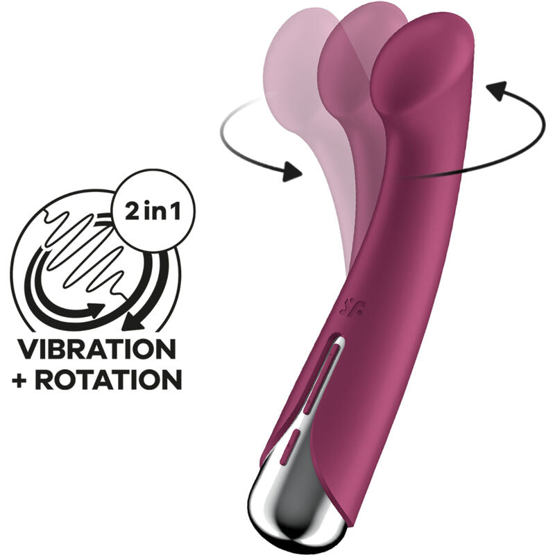 Spinning G-Sport 1 Vibrador Rotador Rojo