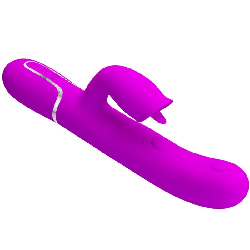 Vibrador Rabbit Con Licking Fucsia