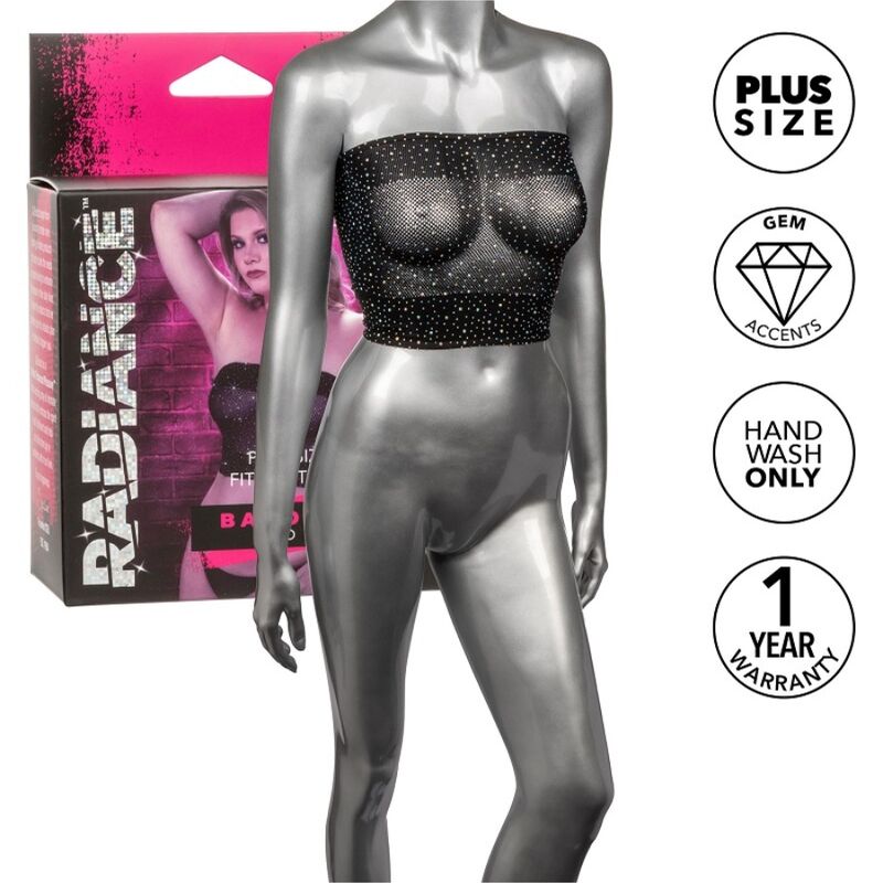 Radiance Top Bandeau Pedrería Talla Grande