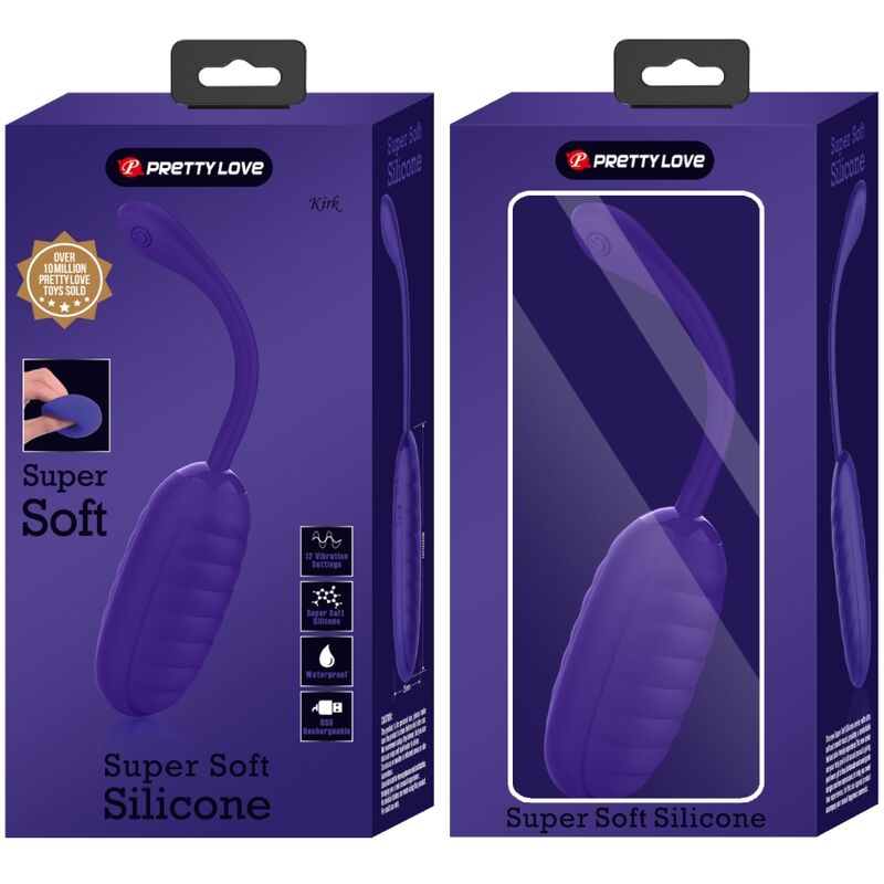 Kirk Huevo Vibrador Recargable Lila