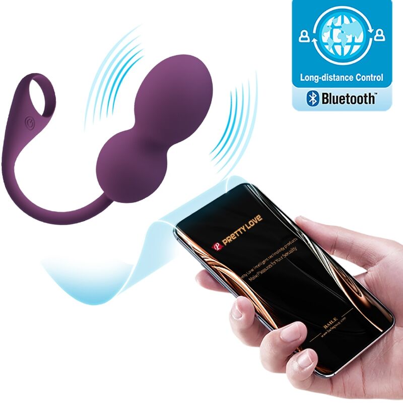 Elvira Kegel Balls App Control Remoto Morado