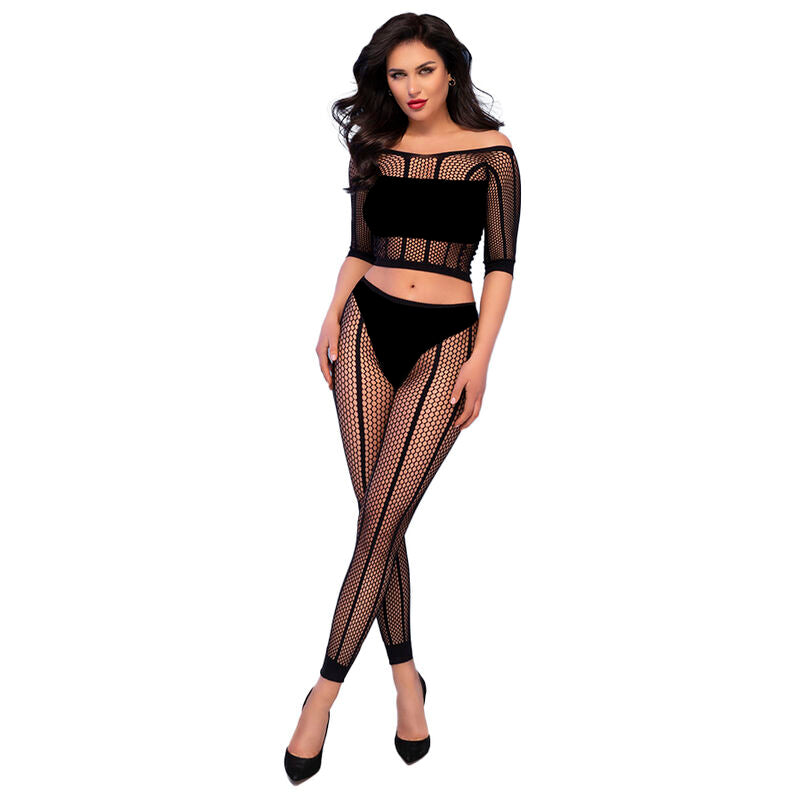 Cr 4647 Top & Leggins Negro S/M