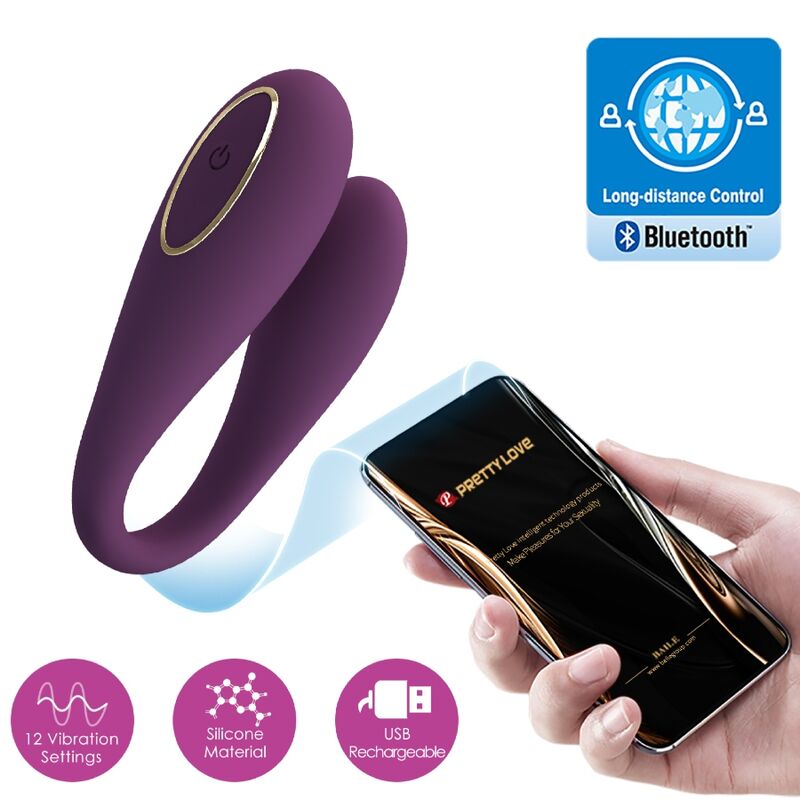 August Vibrador Doble Placer App Remote