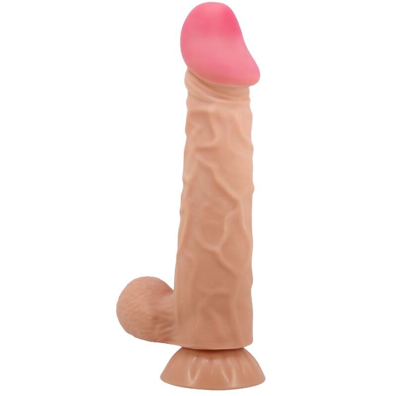 Sliding Skin Series Dildo Realístico Con Ventosa Piel Deslizante 24 Cm