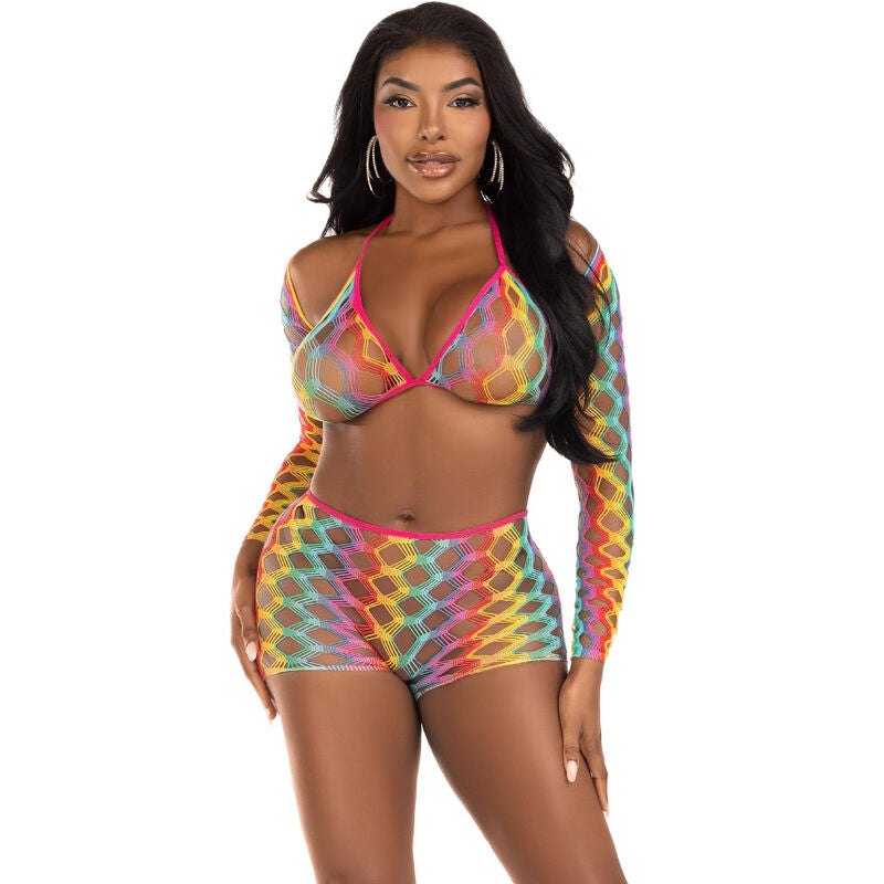 Set Tres Piezas Multicolor