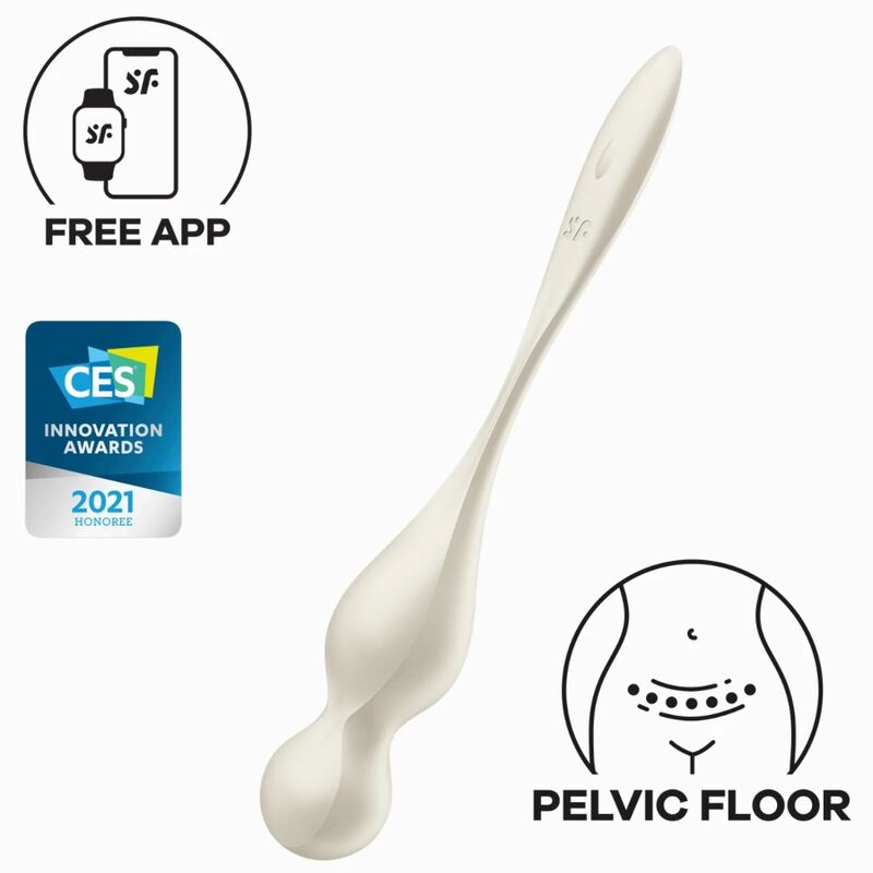 Love Birds Bolas Kegel Vibradoras Blanco