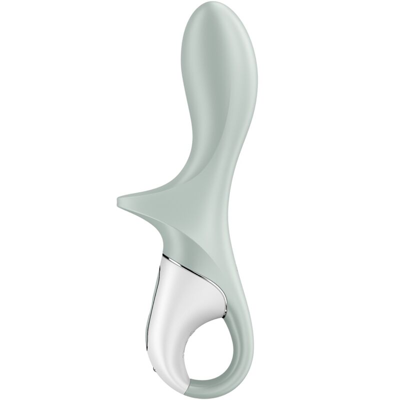 Air Pump Booty 3 Vibrador Anal Inflable Verde Gris