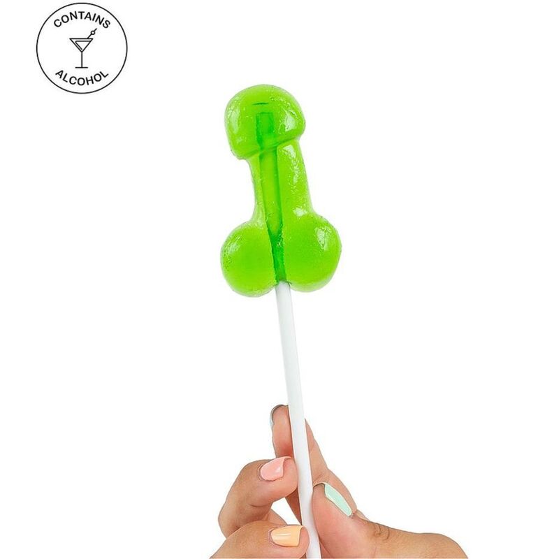 Piruleta Pene Gominola Con Alcohol Caipirinha