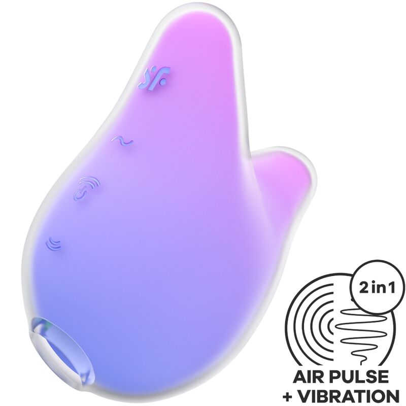 Mermaid Vibes Estimulador & Vibrador Violeta Y Rosa